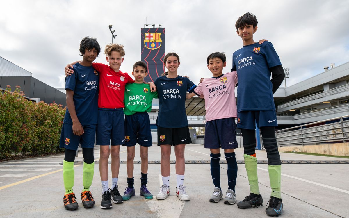 28 nacionalidades en una sola Barça Academy