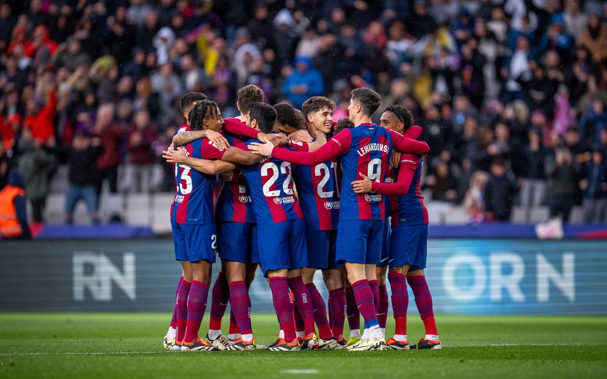 Les cinc dades del Barça - Las Palmas