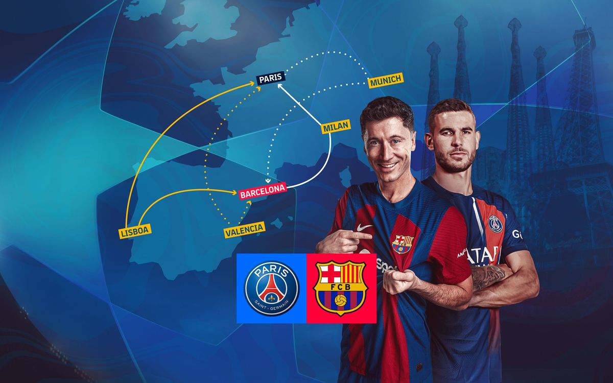Shared histories between FC Barcelona and PSG