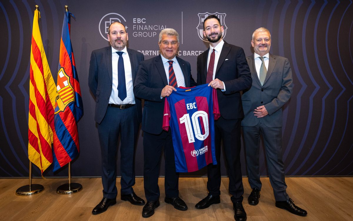 FCバルセロナとEBCフィナンシャル・グループ、今後3年半にわたる公式外国為替パートナーシップを確立