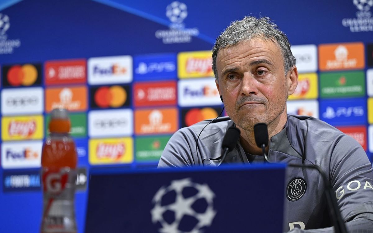 Luis Enrique looking forward to a 'great match'
