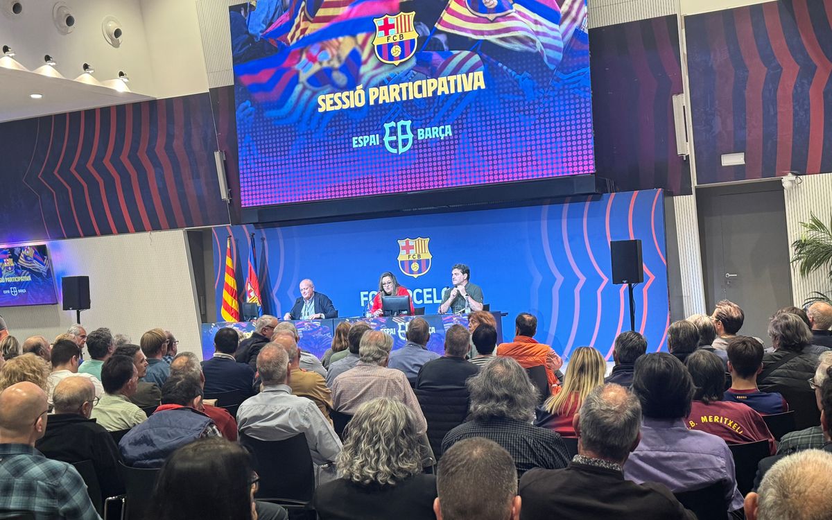 El FC Barcelona explica el projecte de l'Spotify Camp Nou i l'avanç de les obres en una sessió participativa