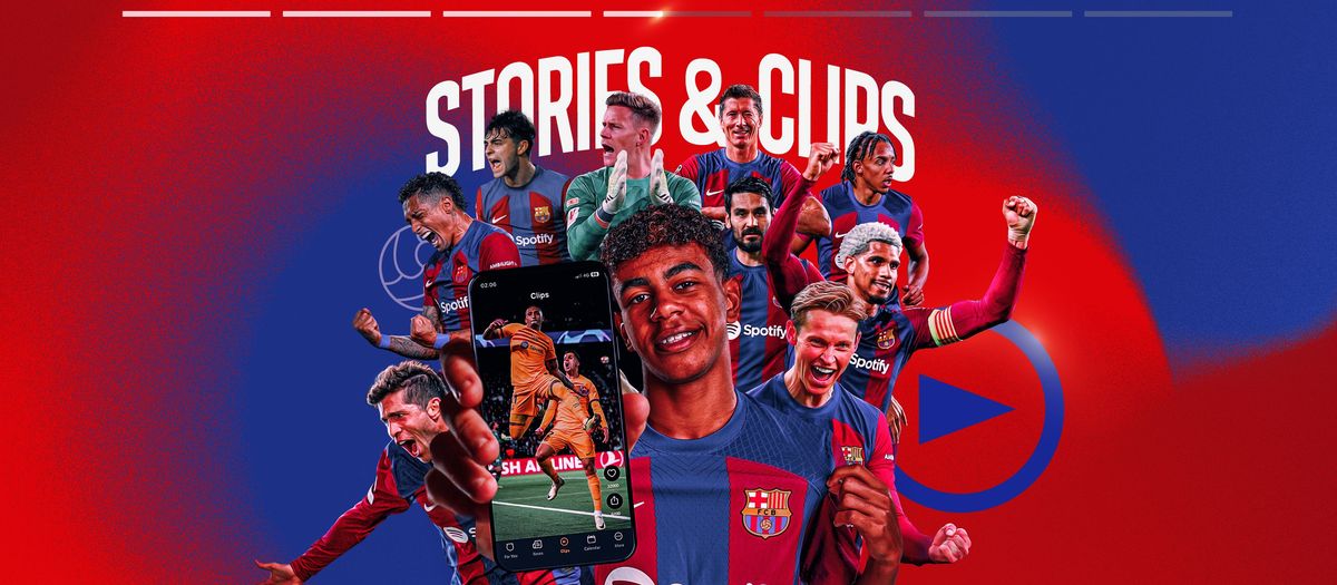 El FC Barcelona estrena contenido vertical en la web y en la aplicación oficial