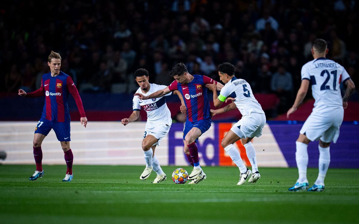 FCバルセロナーPSG：準決勝進出ならず