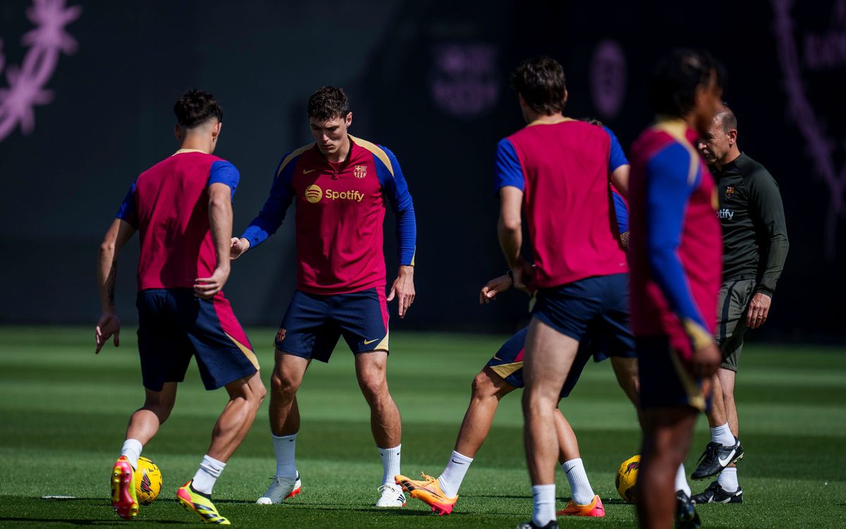 Recovery session at the Ciutat Esportiva