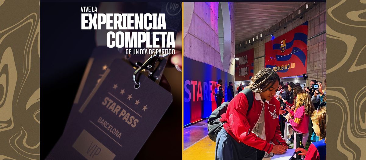 EL STAR PASS del Barça Femenino también se estrena en Champions, en el Estadi Olímpic Lluís Companys