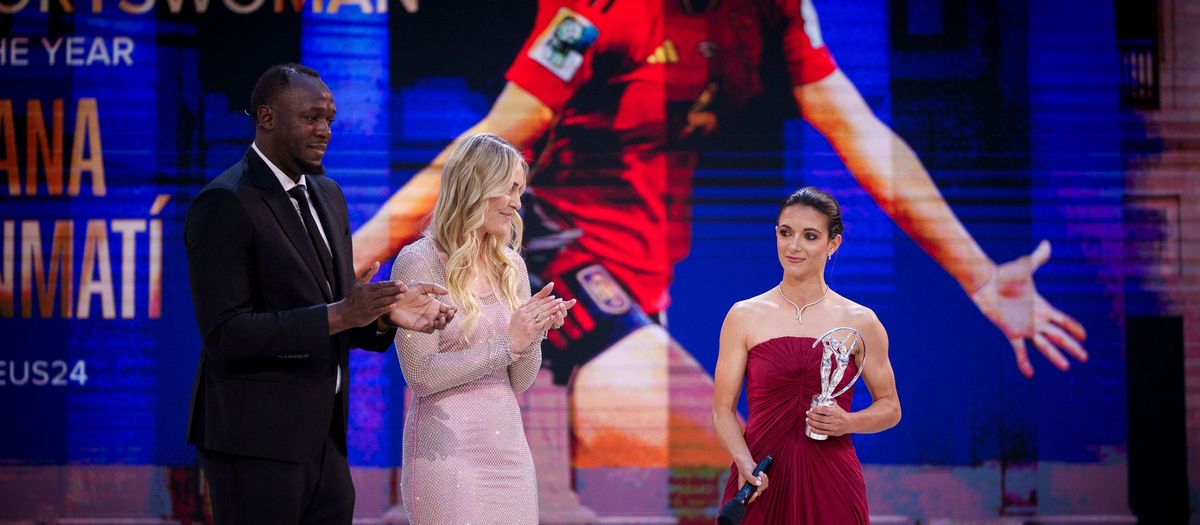 Aitana Bonmatí takes Laureus award for World Sportswomen of the Year
