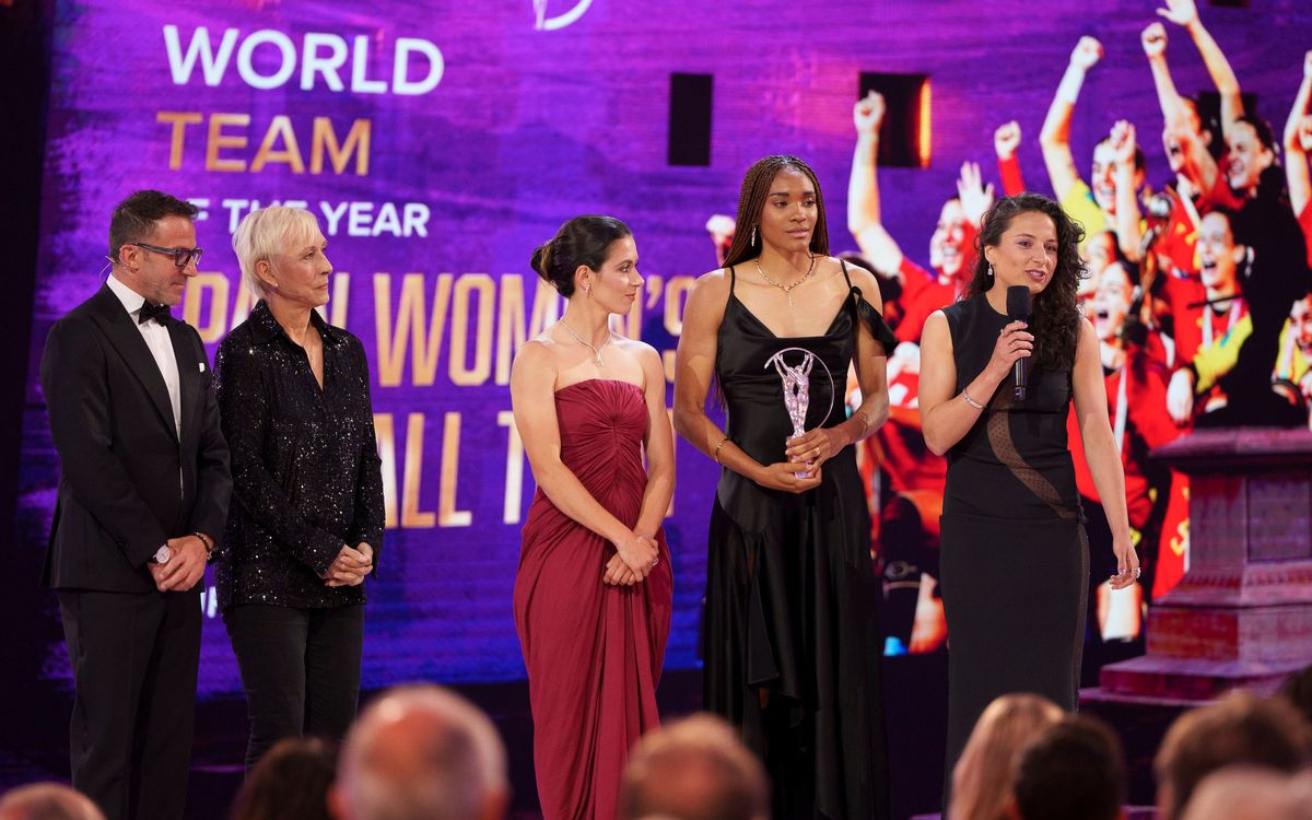 La selección española femenina gana el Premio Laureus al mejor equipo