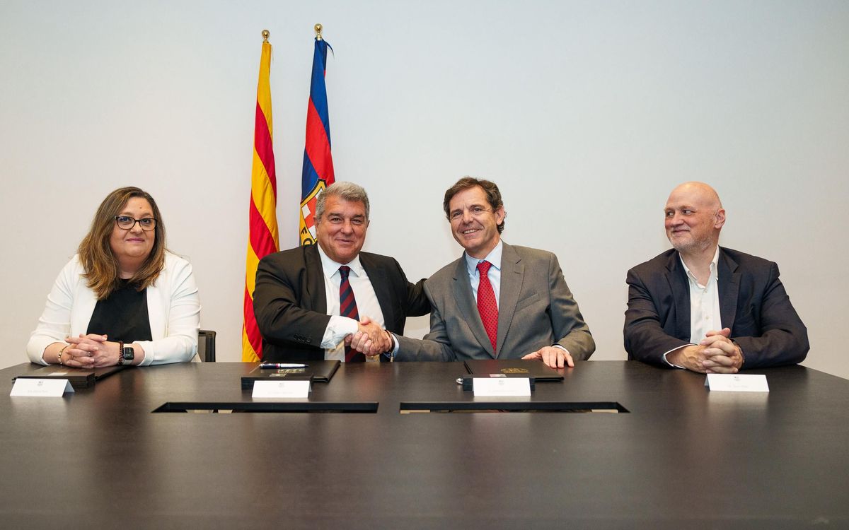 El FC Barcelona y la Fundació Orfeó Català - Palau de la Música Catalana renuevan su acuerdo para el fomento de la cultura