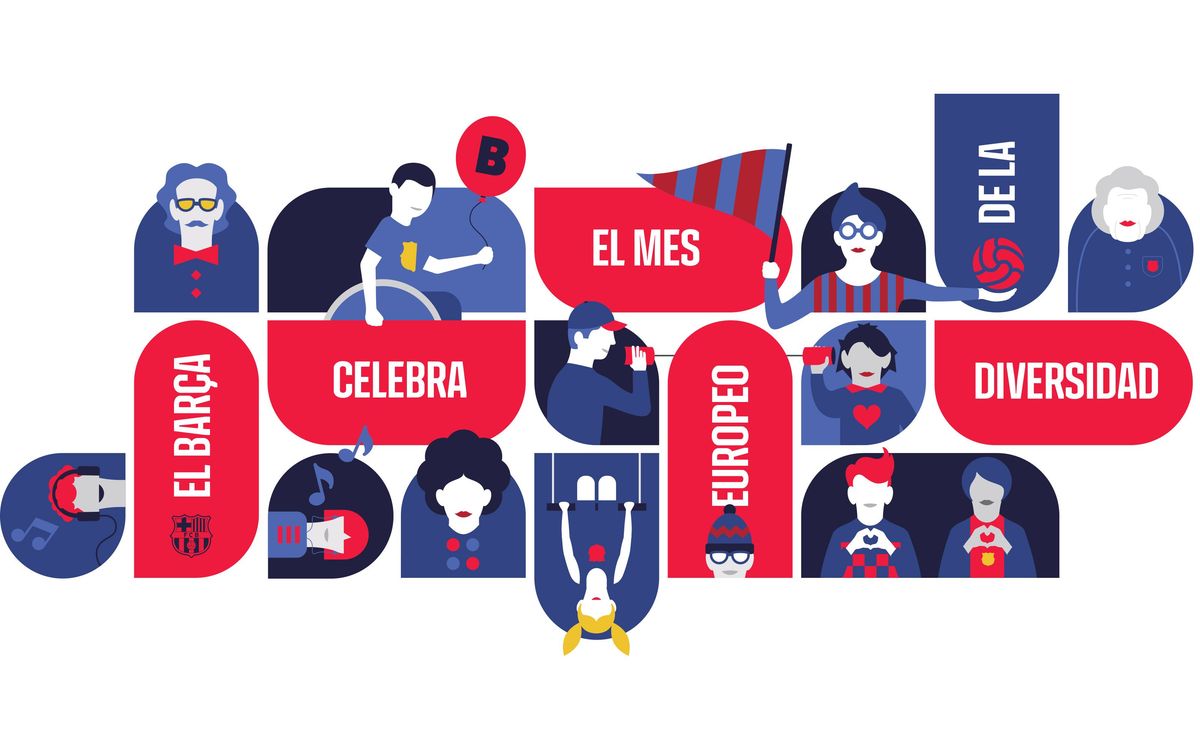 El FC Barcelona en el 'Mes Europeo de la Diversidad'
