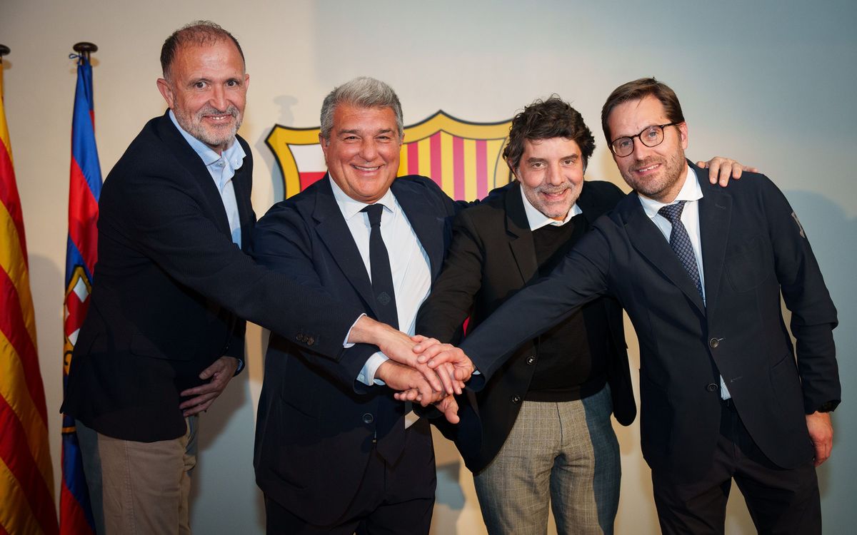 El FC Barcelona inaugura la nova oficina comercial, un punt de referència dins del sector