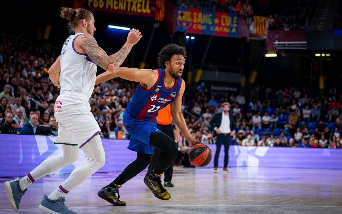 Barça 91-92 Unicaja: Close defeat in the Palau