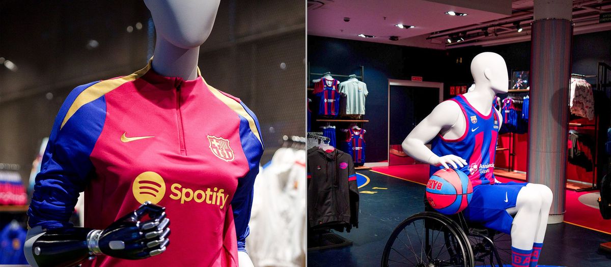 New mannequins in Barça Store to foster diversity and inclusion