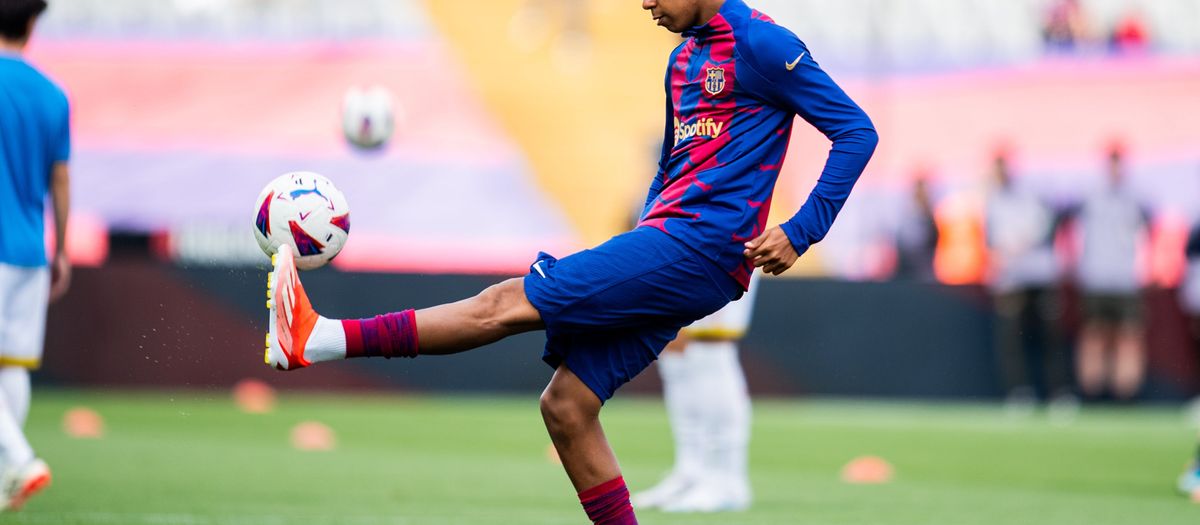 Lamine Yamal, el más joven en llegar a los 50 partidos oficiales con el FC Barcelona