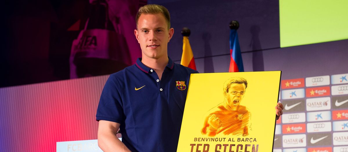 10 years since Ter Stegen was presented at FC Barcelona
