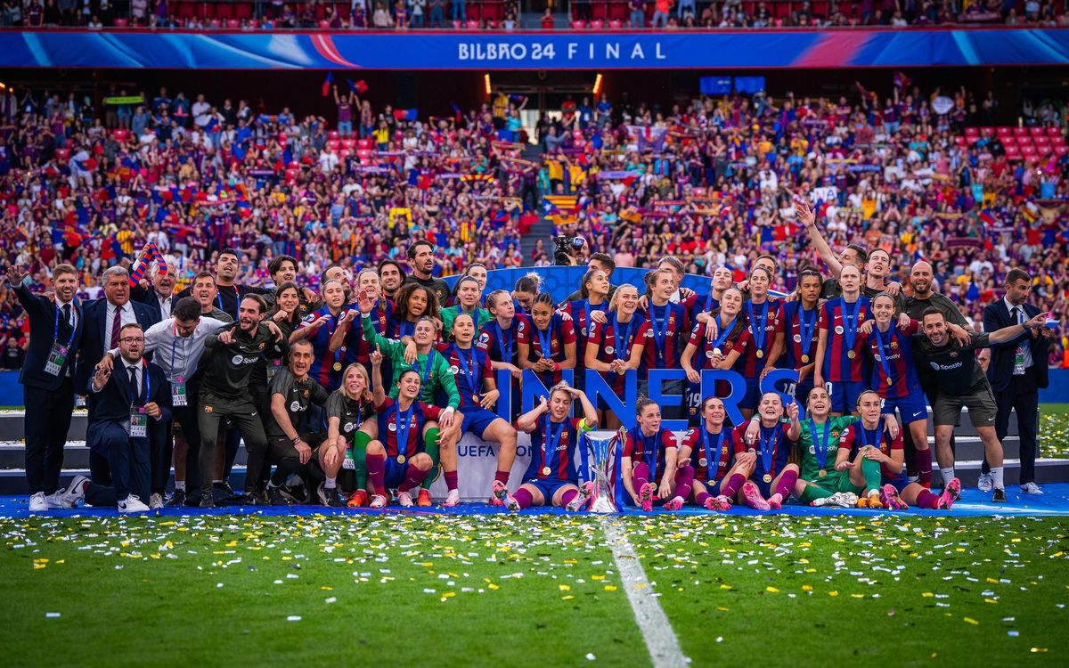 El FC Barcelona gana su 47ª Copa de Europa