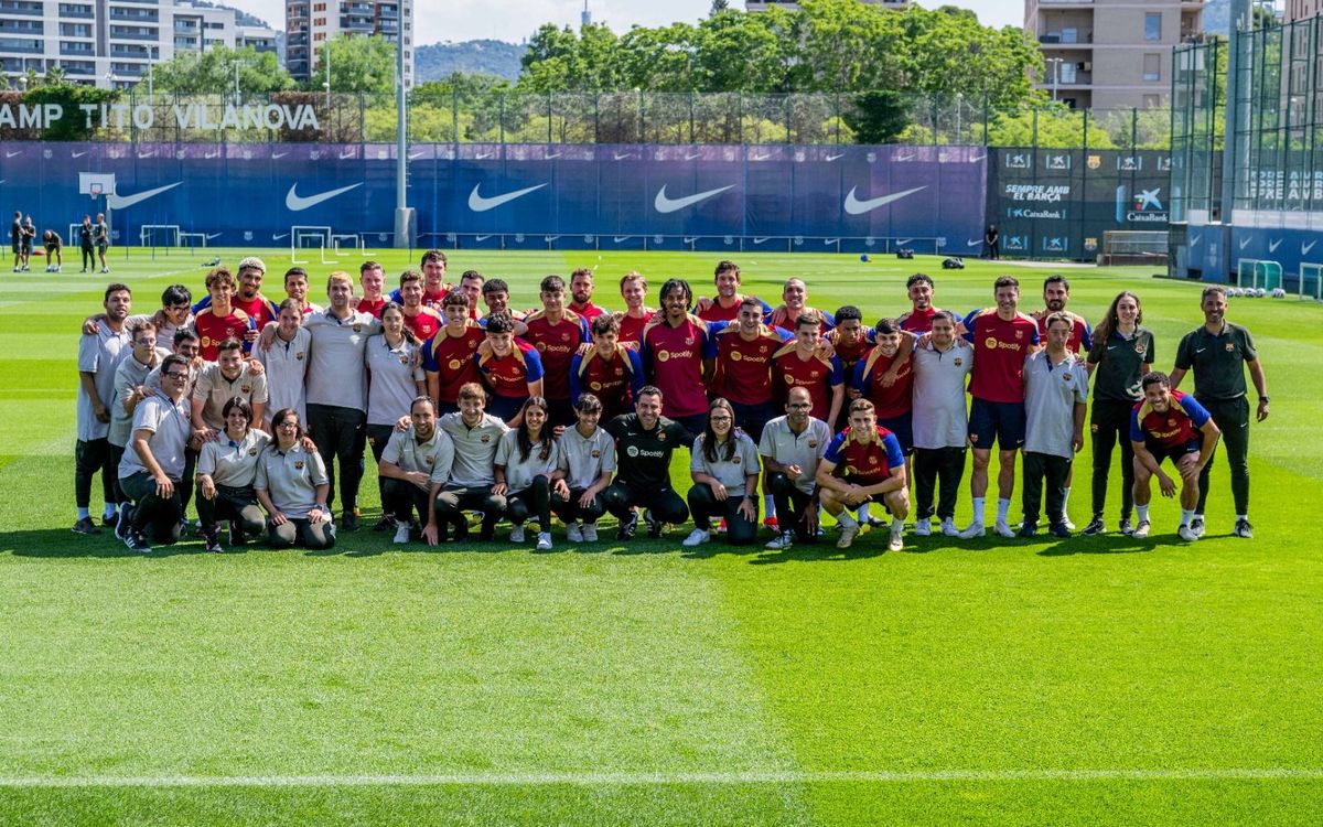 El Fundació Barça rep l’escalf del primer equip