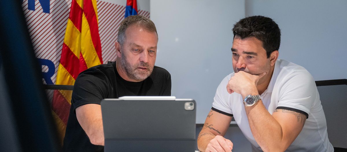 Flick at work in the Ciutat Esportiva