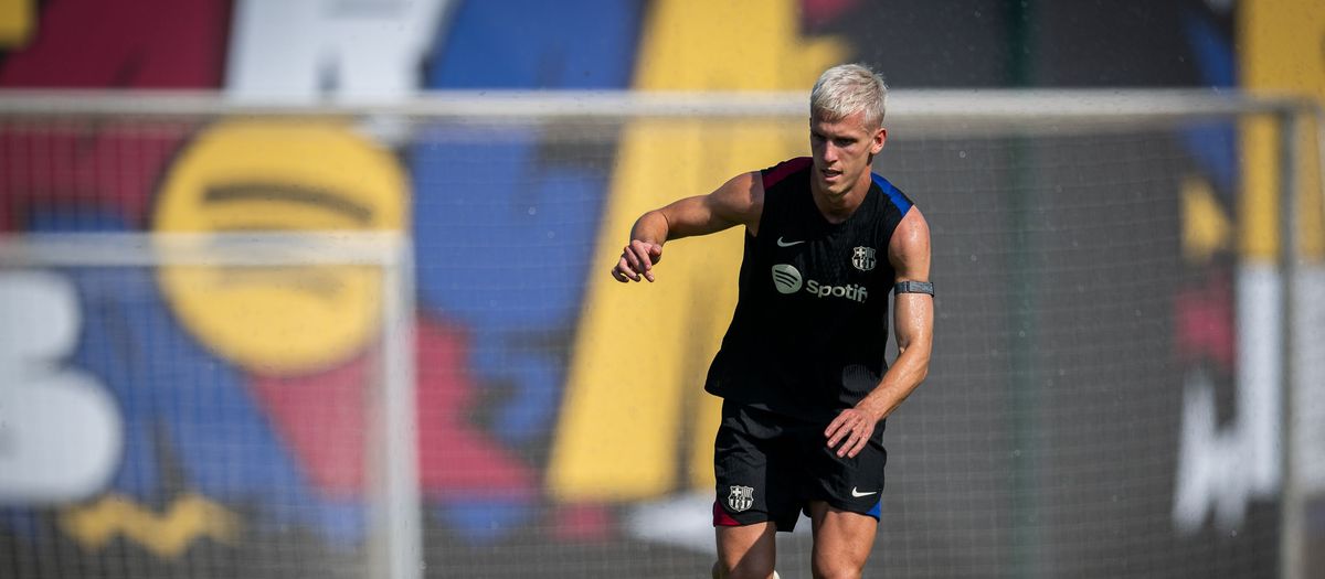 Dani Olmo ya entrena como culer