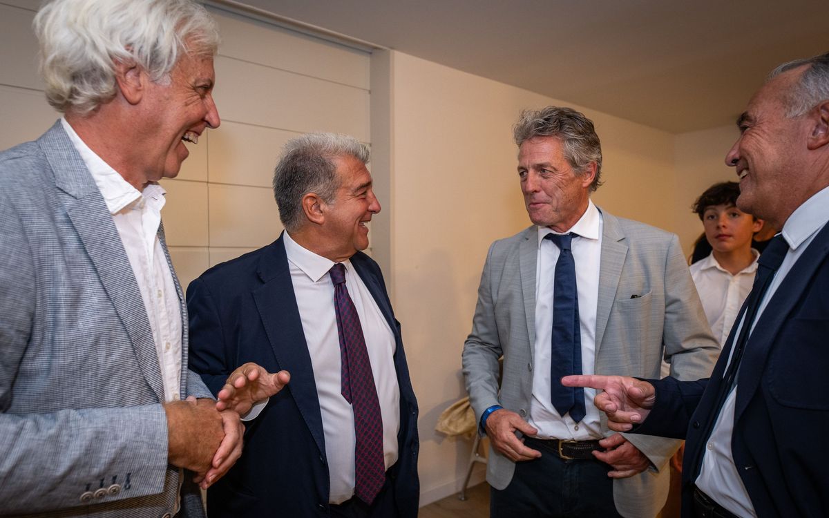 Hugh Grant, un azulgrana más