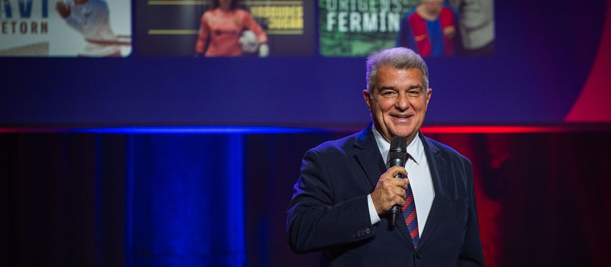 Joan Laporta: 'Barça's future is assured'