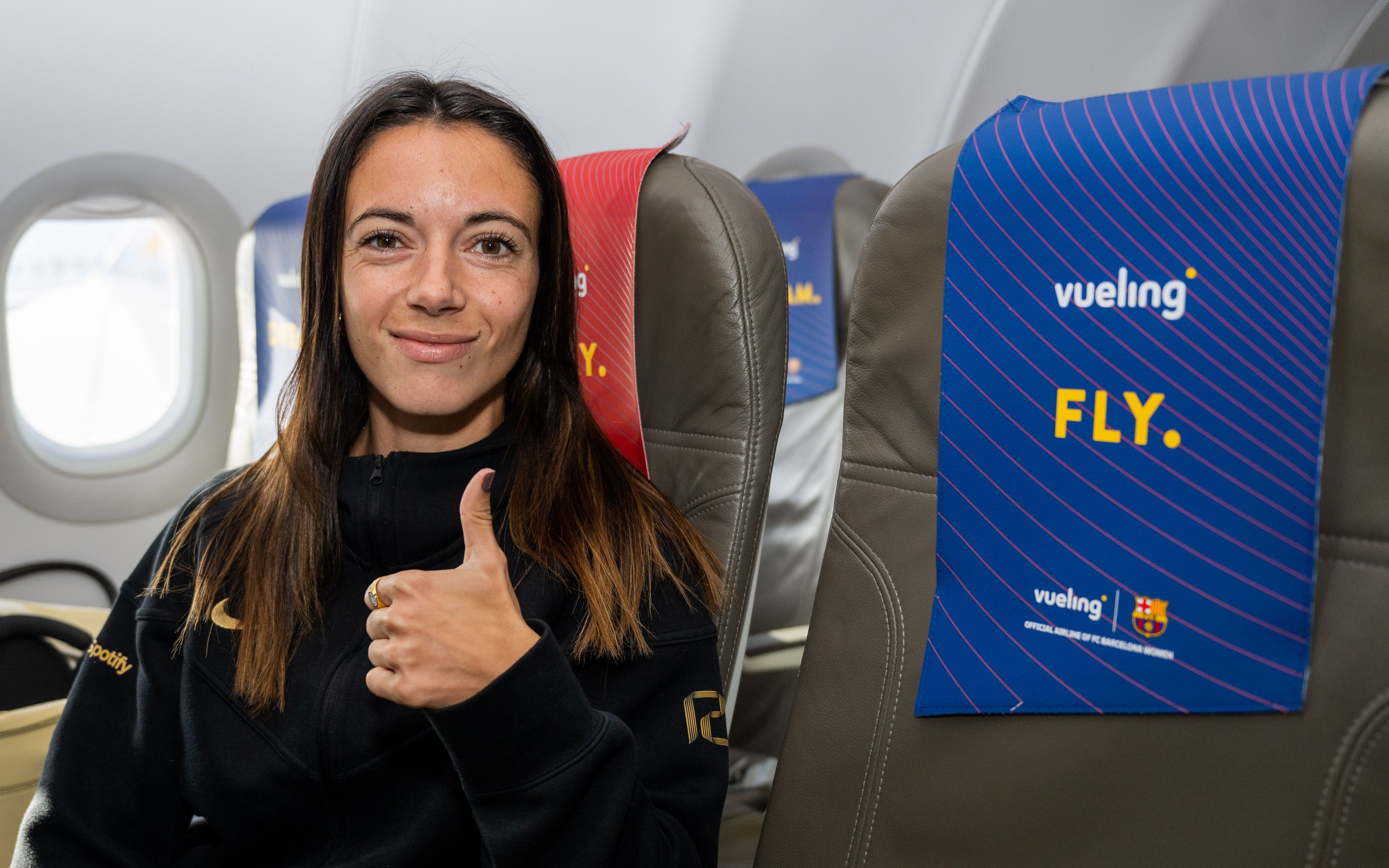 Barça Women take off direction Madrid in Vueling's new plane