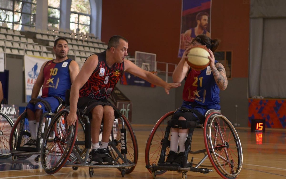 UNES Barça-CEM L’Hospitalet (55-50): ¡Primera victoria de la temporada!