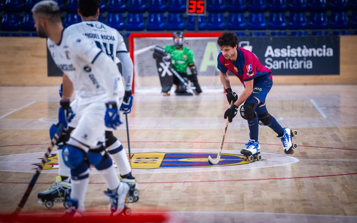 Barça - OC Barcelos: S'escapa la victòria en el tram final (3-3)