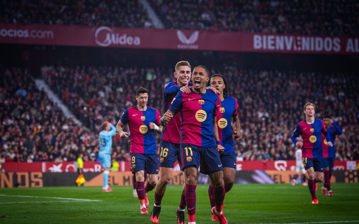 セビージャ - FC バルセロナ:執念の勝ち点３（1-4）