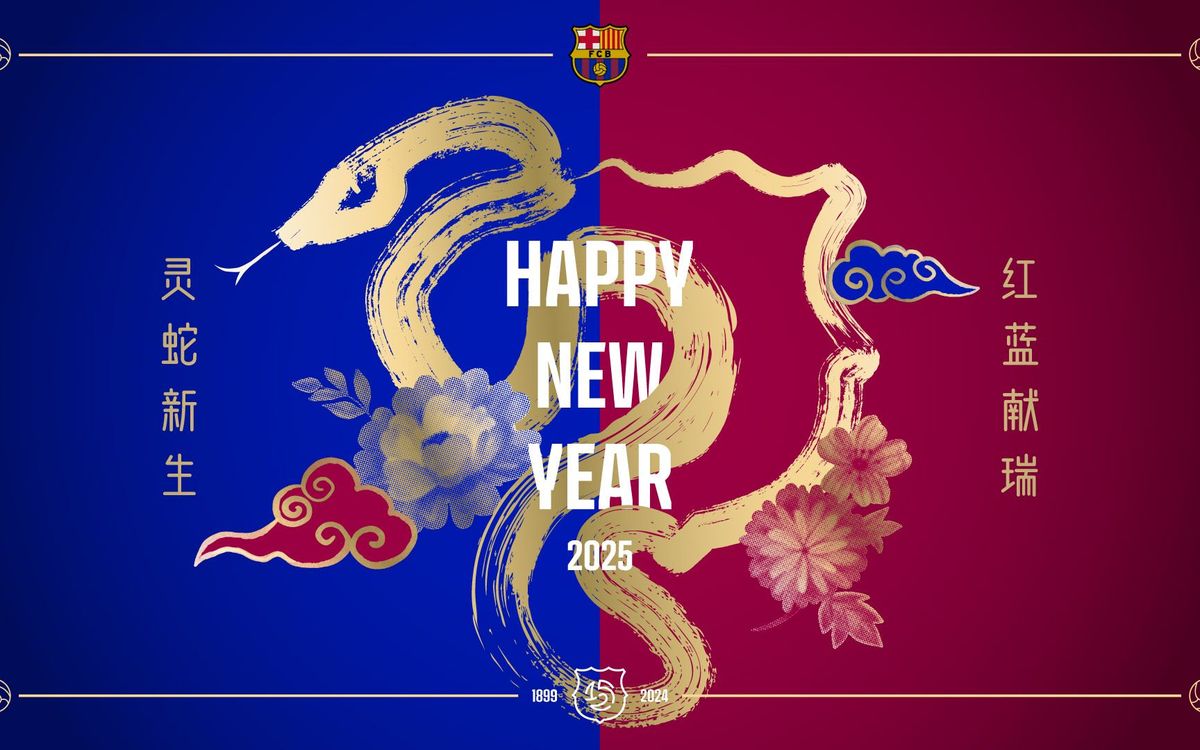 FC Barcelona wraps up festivities for the Year of the Snake
