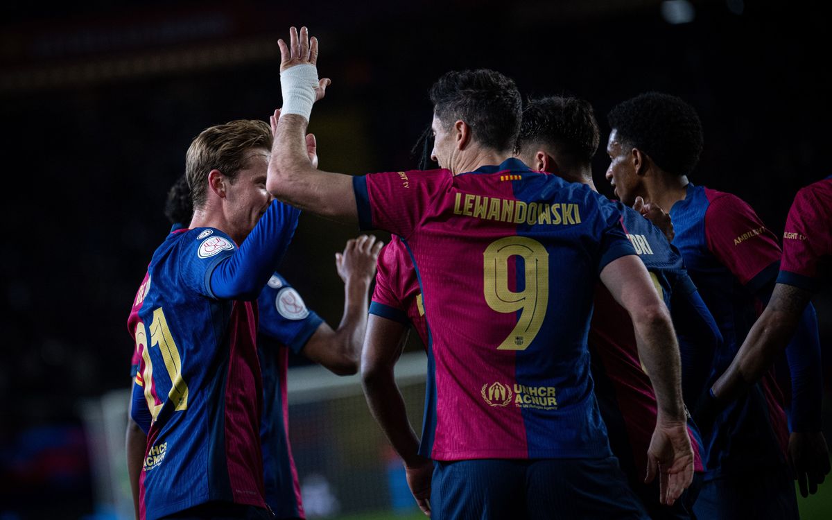 レバンドフスキ、バルサでの自己ベスト記録とタイ