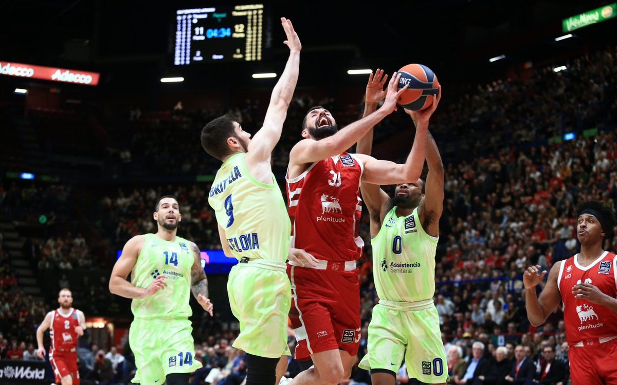 Olimpia Milano - FC Barcelona: Golpe sobre la mesa (88-98)