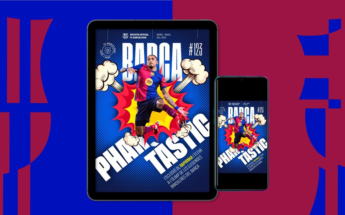 Raphinha, protagonista a la REVISTA BARÇA