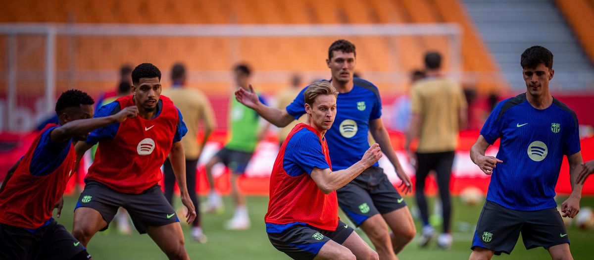 Último entrenamiento antes de la gran final