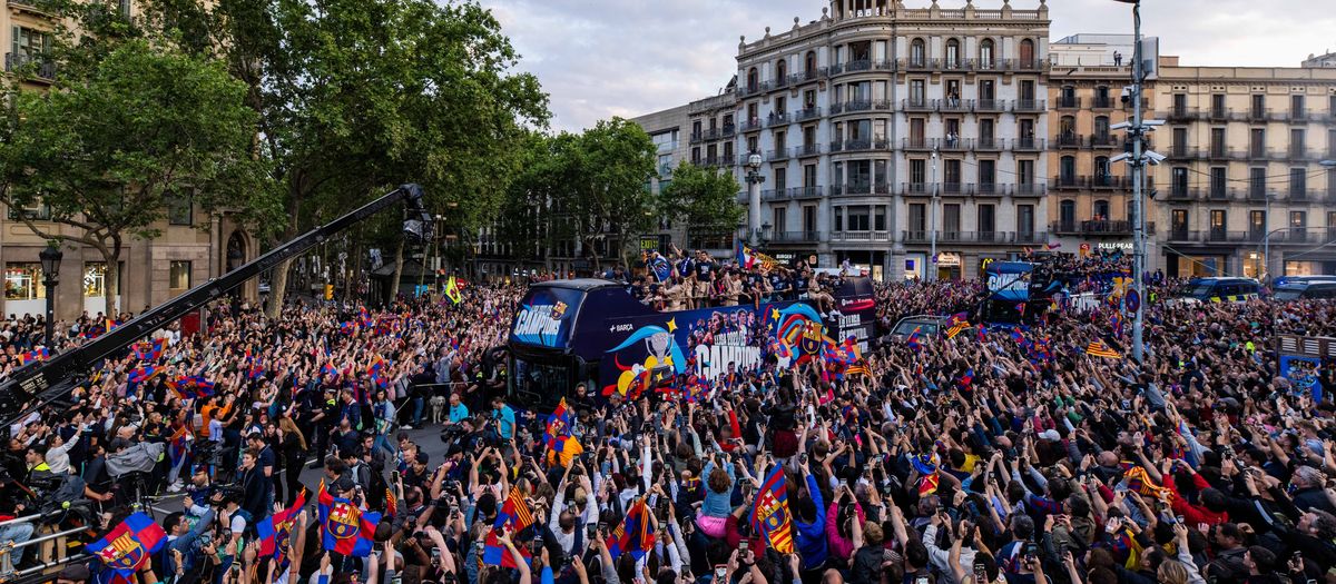 La rúa de los campeones, este viernes, y la gran fiesta final, el domingo en el Estadi Olímpic