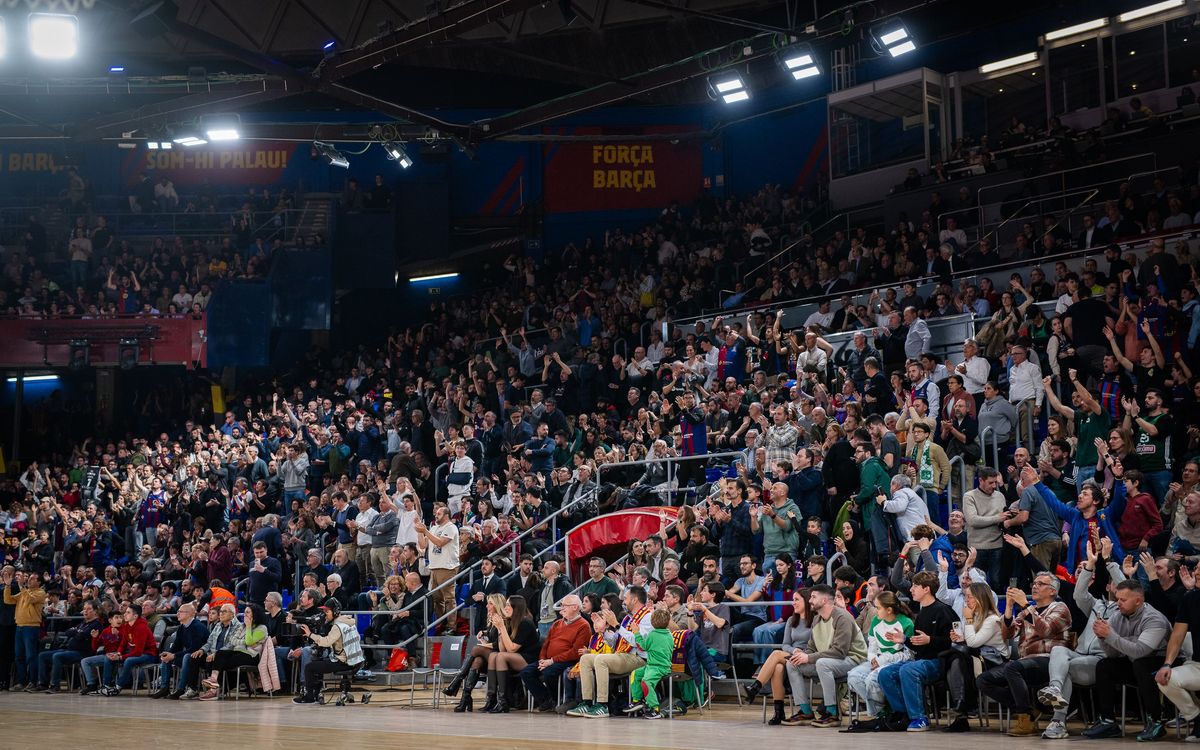 Y ahora... el Palau Blaugrana toma todo el protagonismo