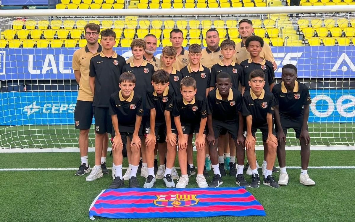 El Alevín azulgrana, listo para LaLiga Futures