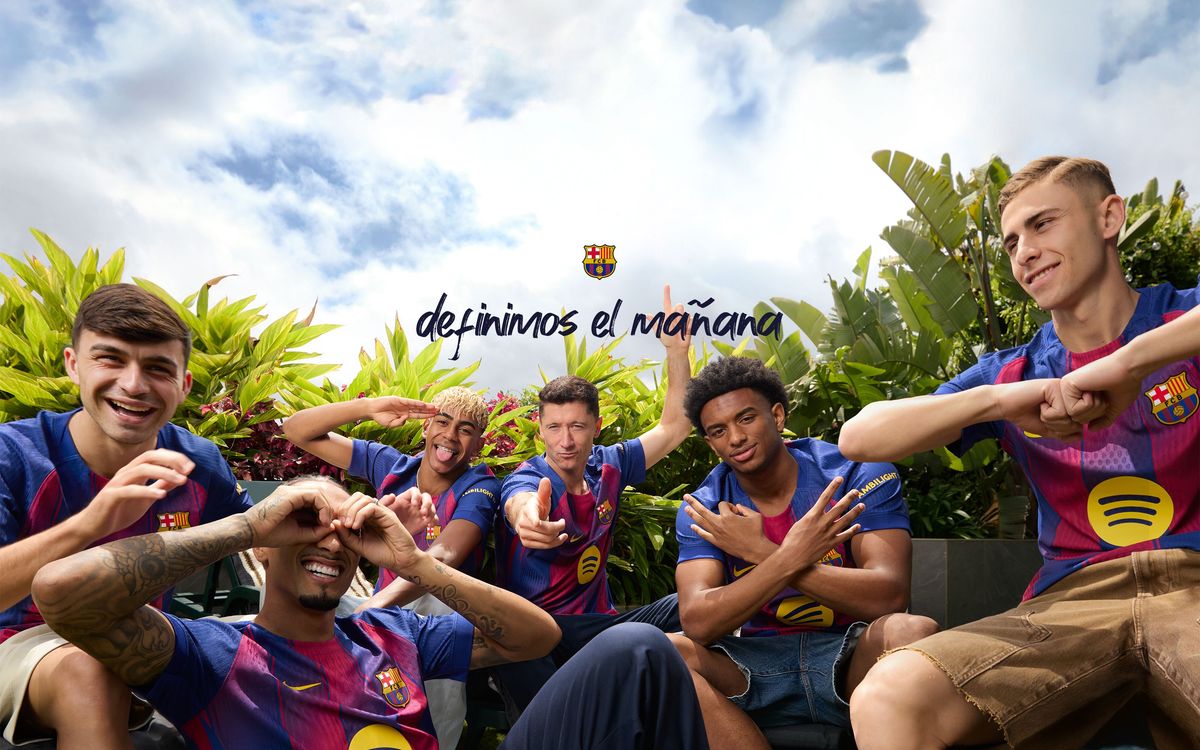 La camiseta de la temporada 2025/26 incorpora degradados de color que aportan dinamismo a las tradicionales franjas blaugrana
