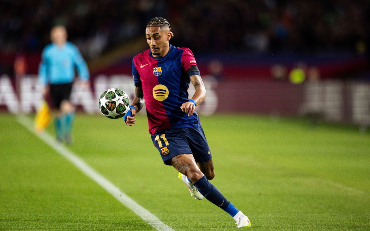 Tres años de la presentación de Raphinha como culer