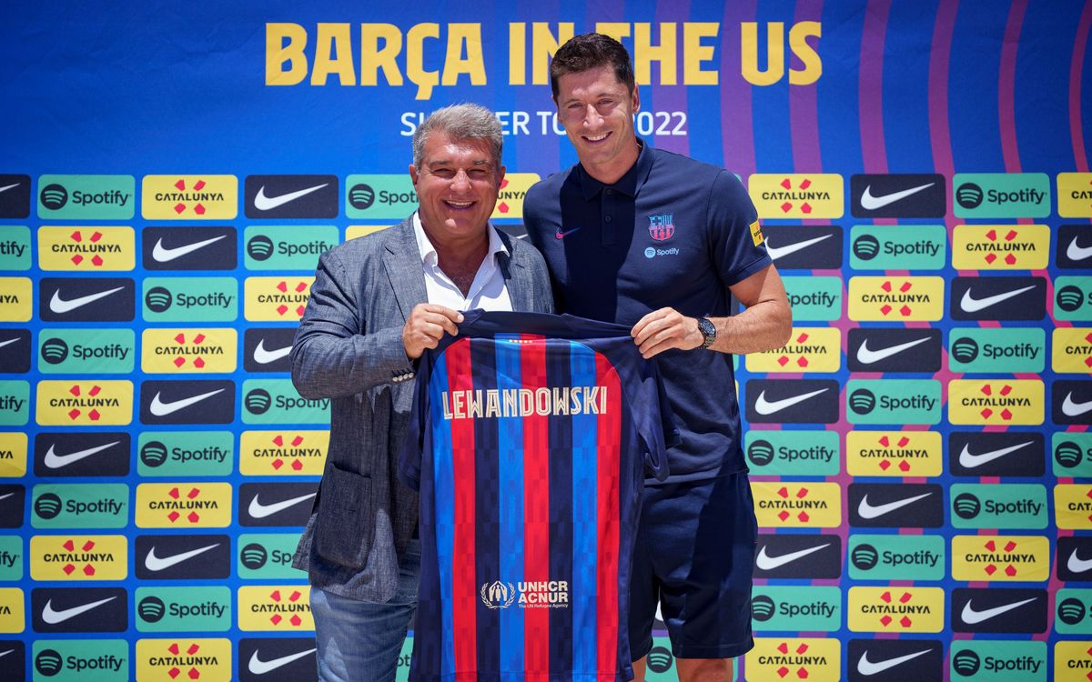 Tres anys de la presentació de Lewandowski