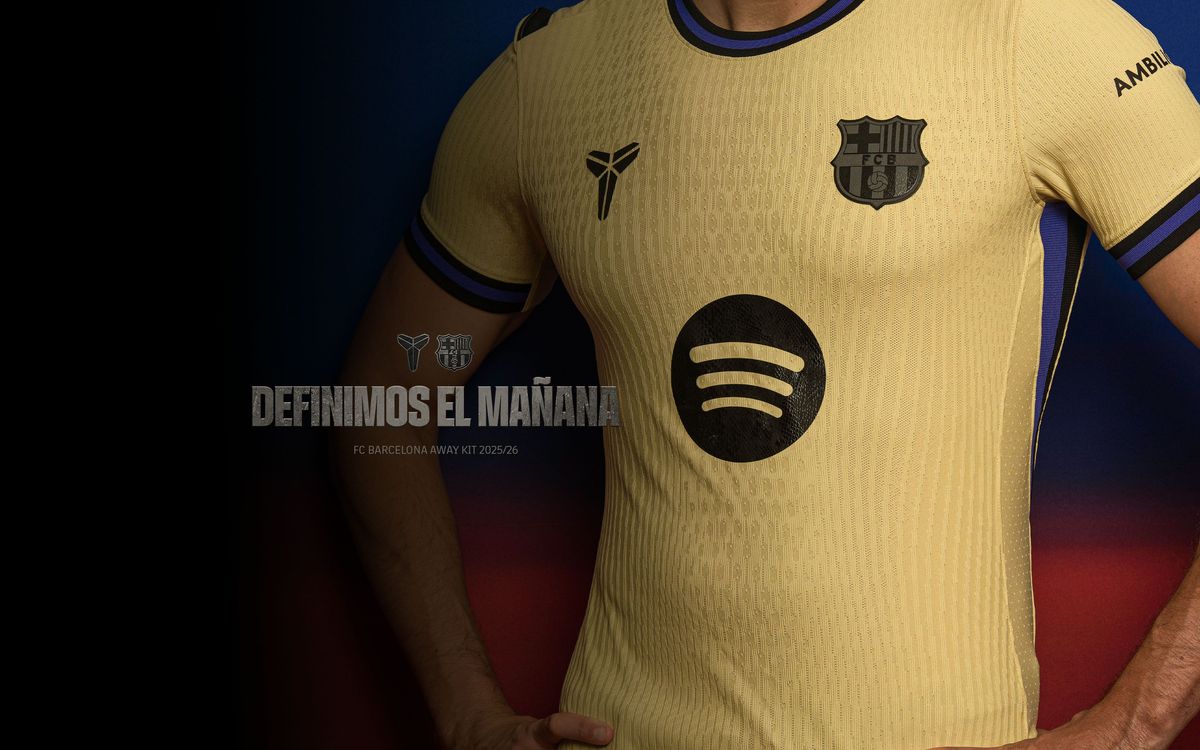 La segunda equipación del FC Barcelona para la temporada 2025/26 se asocia con la marca Kobe Bryant de la mano de Nike