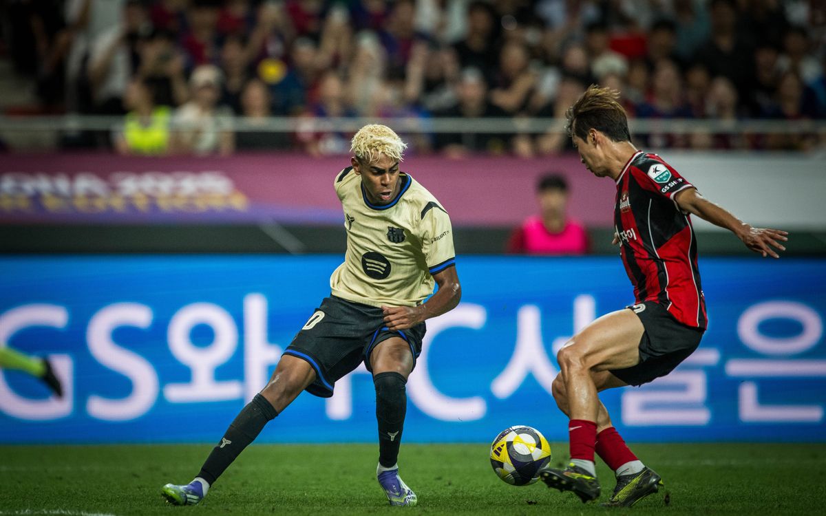 Barcelona arrasa con el FC Seoul en su primer día en Corea del Sur