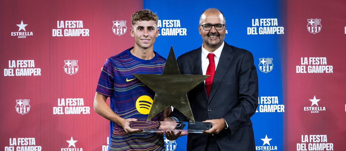 Fermín, 'Star Player' at the Gamper Trophy