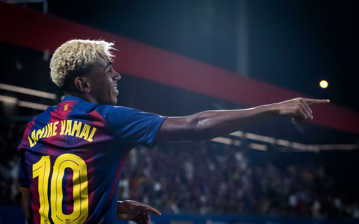 Lamine Yamal, top scorer in preseason