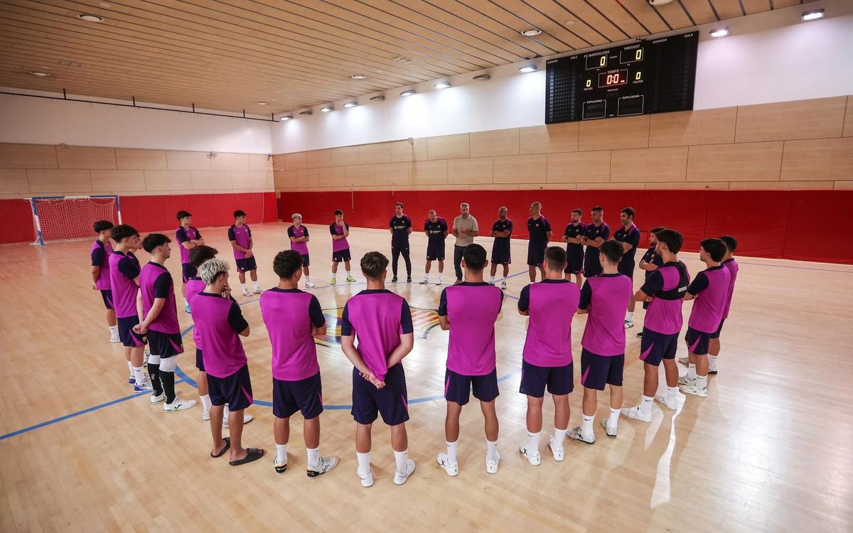 El Barça Atlètic de Fútbol Sala 2025/26 se pone en marcha
