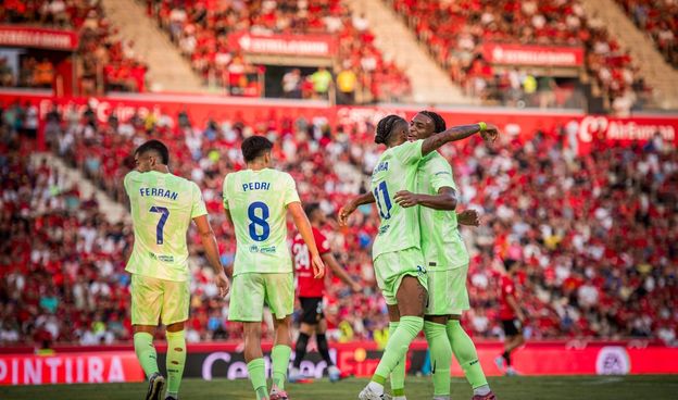マジョルカ - FC バルセロナ: 初勝利（0-3）