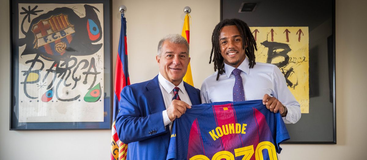 Jules Kounde signs new FC Barcelona contract until 2030