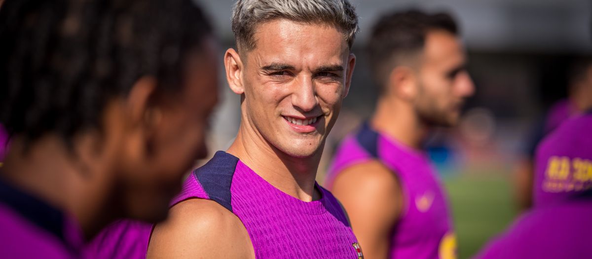 Último entrenamiento antes del Levante-Barça