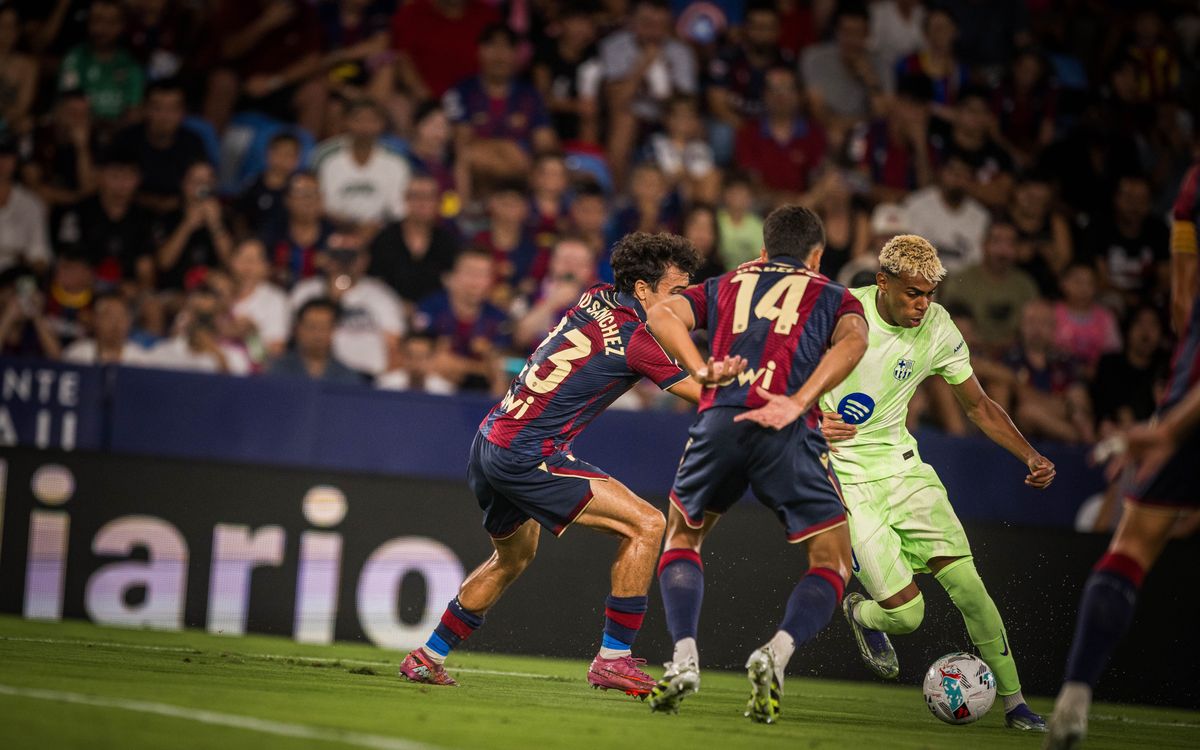 Barcelona logra remontada ante el Levante en LaLiga