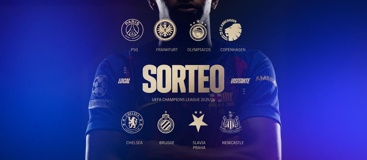 Los rivales del Barça en la fase liga de la Champions